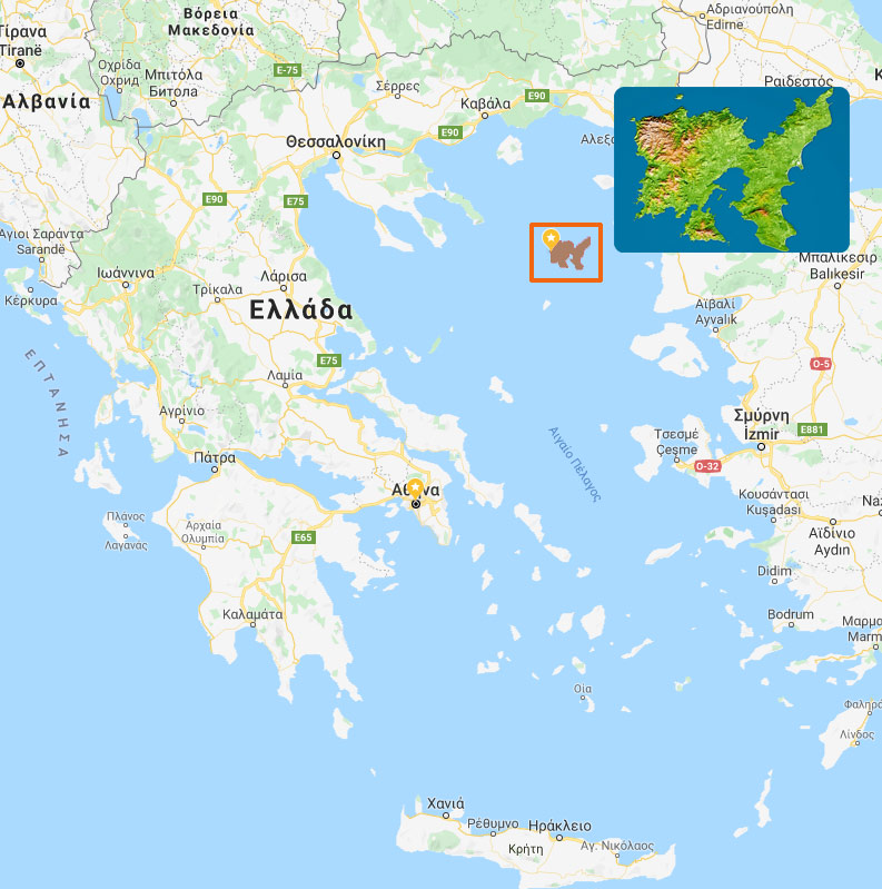 map lemnos